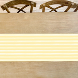butter yellow striped paper table runner (16x96)
