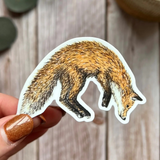 fox hop vinyl sticker