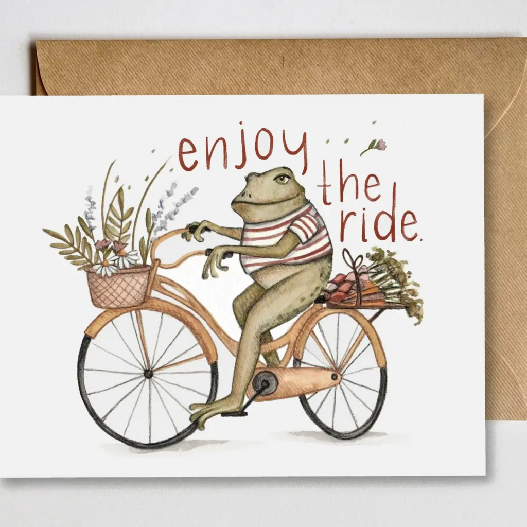 Enjoy The Ride Greeting Card