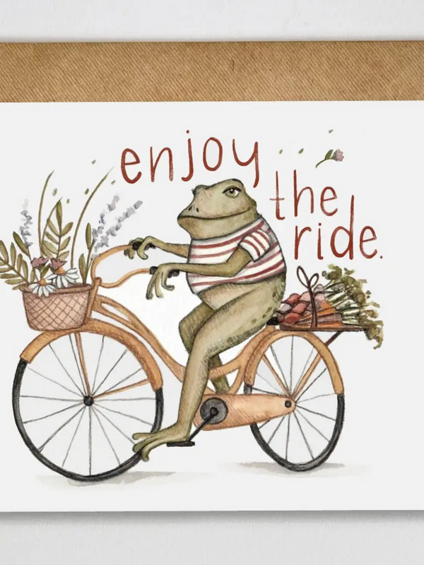 Enjoy The Ride Greeting Card