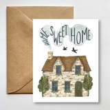 whimsical cottage housewarming card
