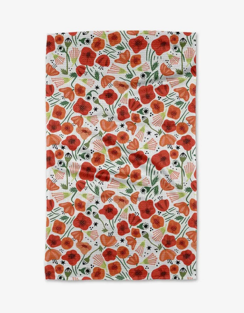 poppy power dishcloth set