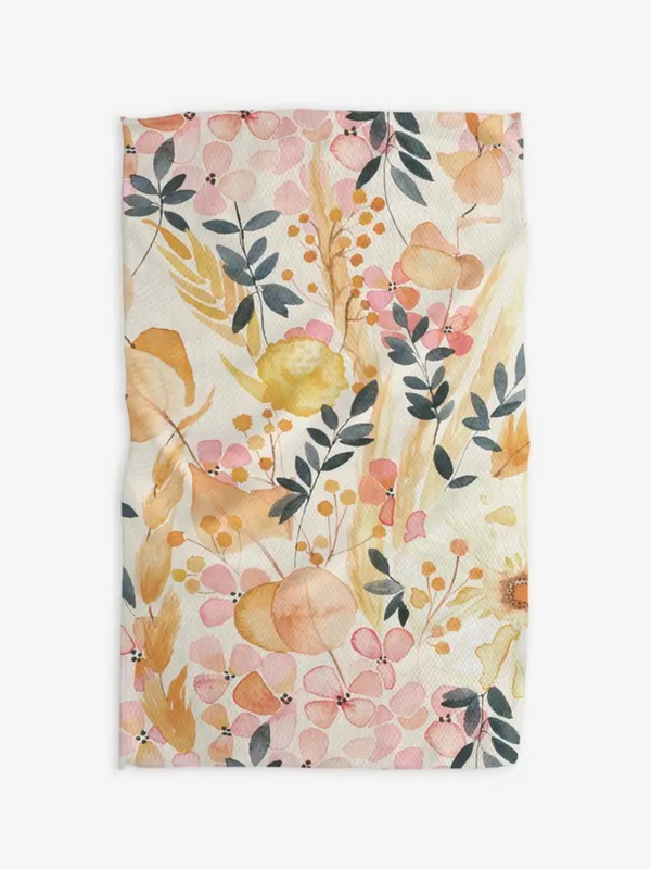 sleepy fields tea towel