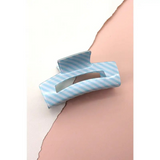 blue striped hair claw