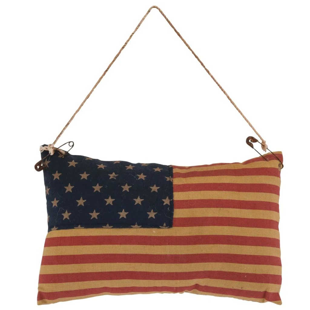 flag pillow ornament