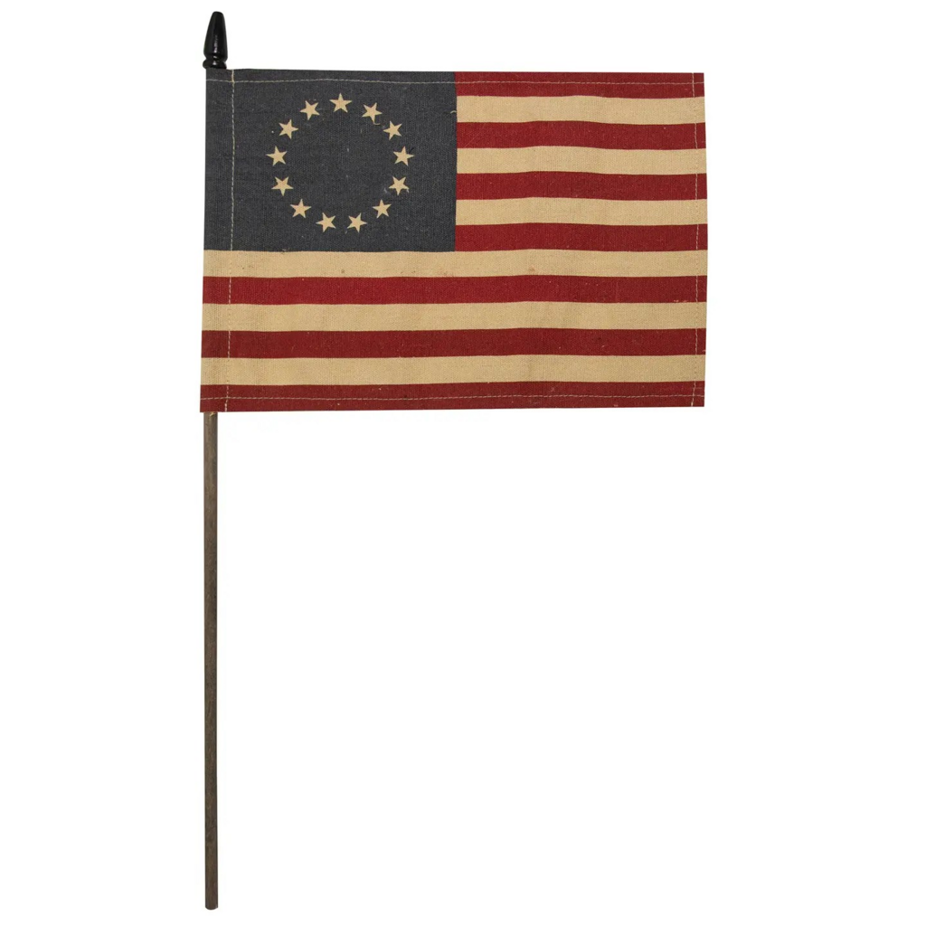 18" betsy ross flag pick