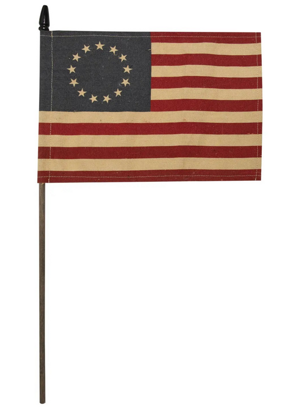 18" betsy ross flag pick