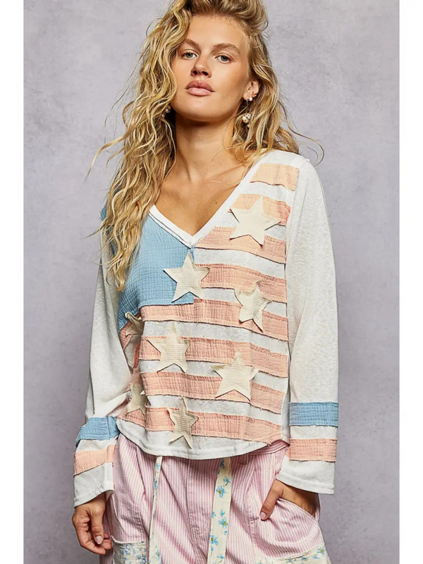 Stars and stripes long sleeve