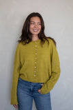 dijon yellow cardigan