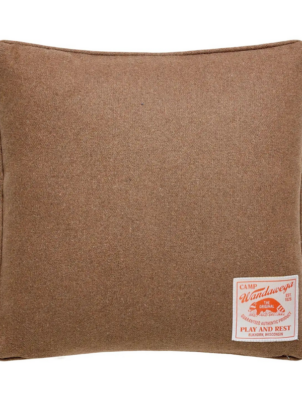 hunting dog embroidered pillow