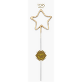 big golden sparkler wand star