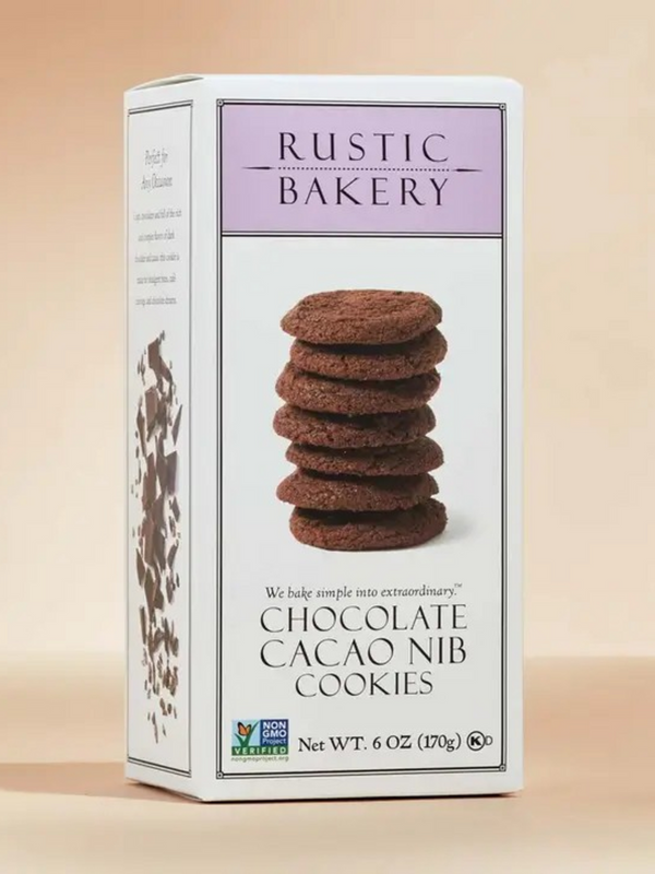 chocolate cacao nib cookies