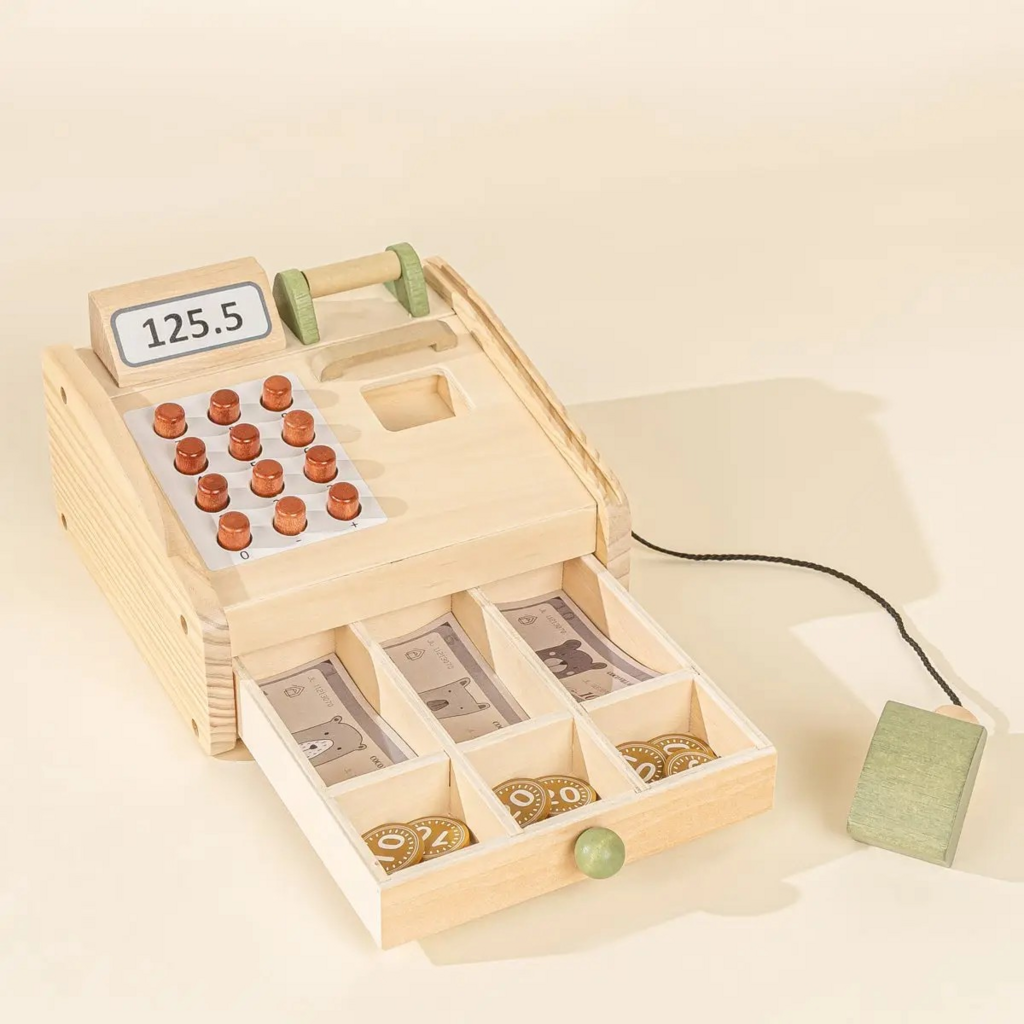 Wooden Cash Register