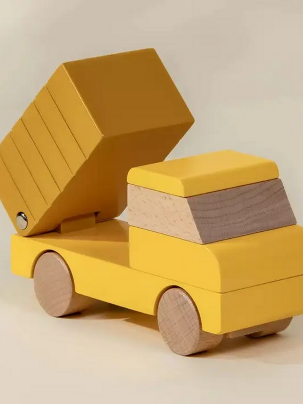 Wooden Construction Vehicle - Dump Truck