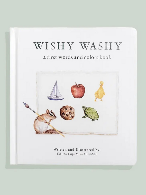 Wishy Washy: A Board Book of First Words and Colors
