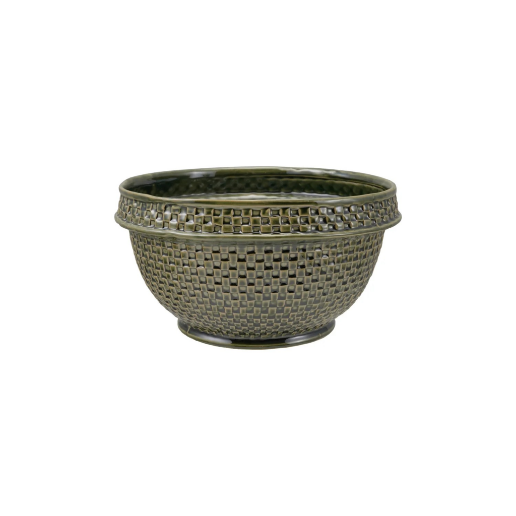 Debossed Stoneware Bowl