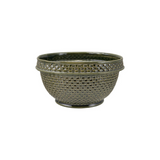 Debossed Stoneware Bowl