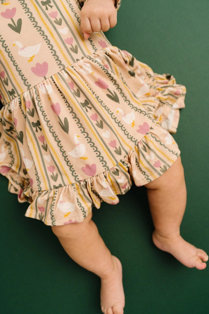 spring goose long sleeve bodysuit