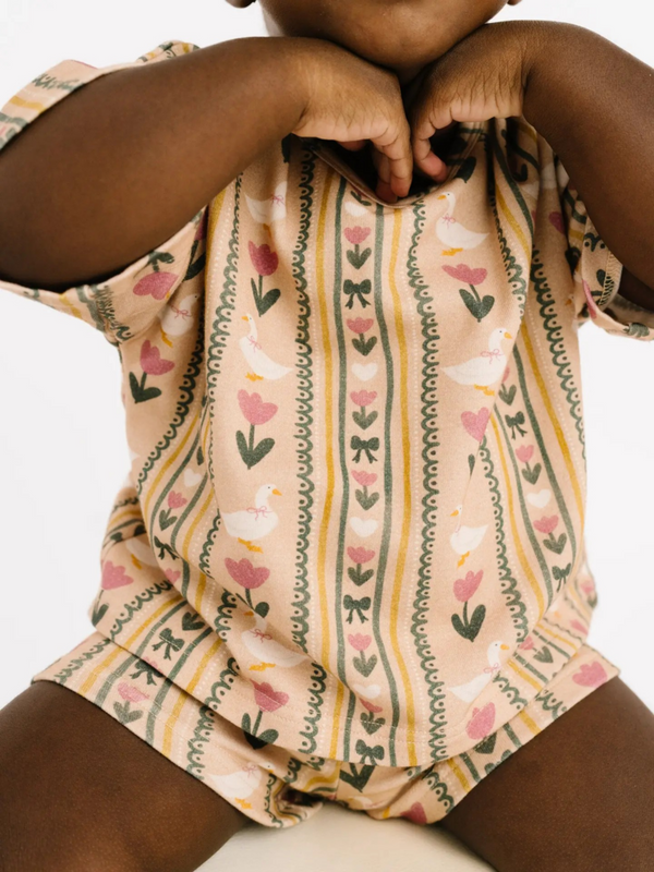 spring goose slouchy set