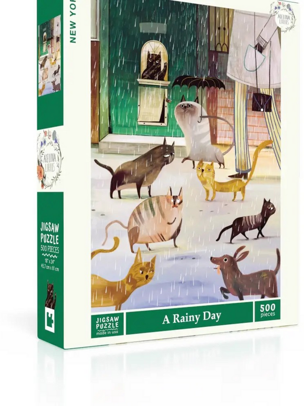 A Rainy Day - 500 Piece Spring Jigsaw Puzzle