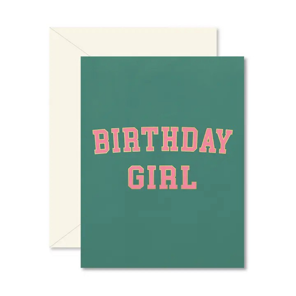 Birthday Girl University Greeting Card