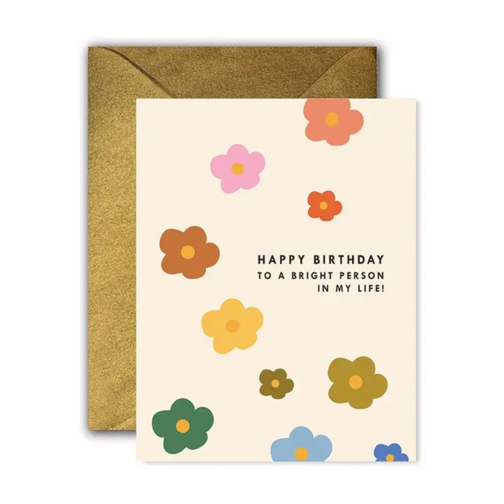 Mod Floral Bright Person Birthday