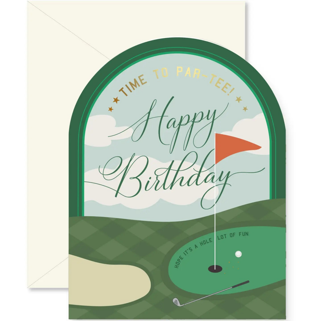 Time To Par-Tee Golf Birthday Arch