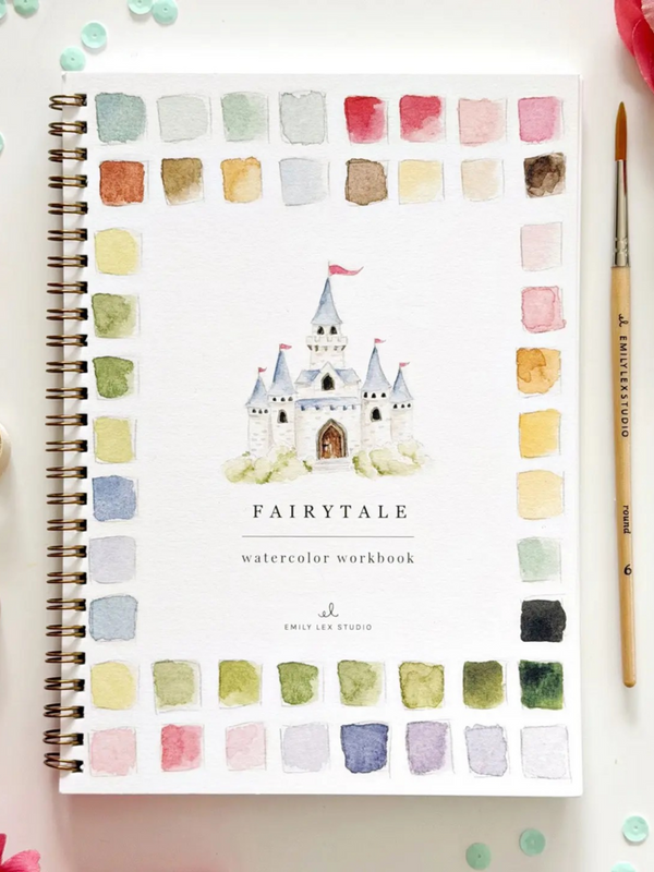 fairytale watercolor workbook
