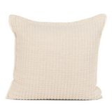 Overstitch Square Pillow-Beige-20"Sq