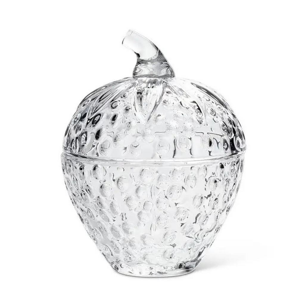 Strawberry Jam Jar with Lid-4"H