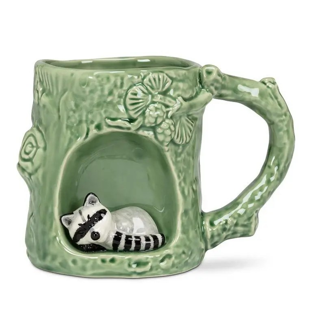 Tree with Raccoon Mug