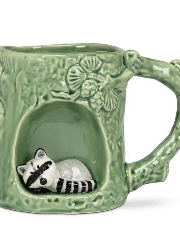 Tree with Raccoon Mug