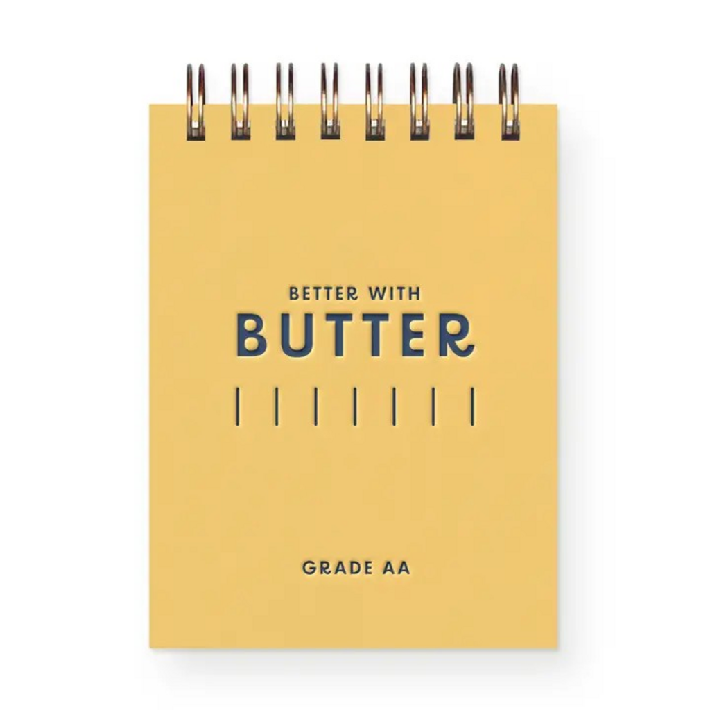 Better with Butter Mini Jotter Notebook