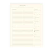 Standard Homemade from Scratch Recipe Book Chartreuse Cover | White Ink