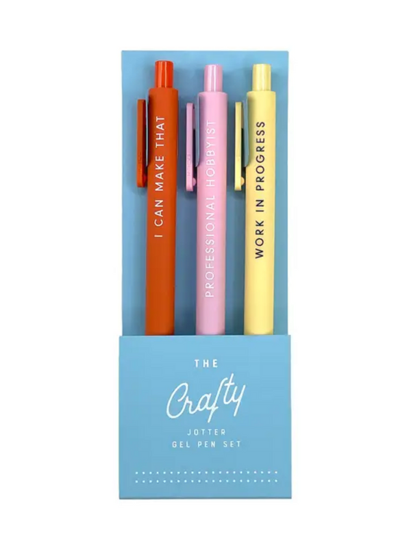 Crafty Jotter Gel Pen: Set of 3