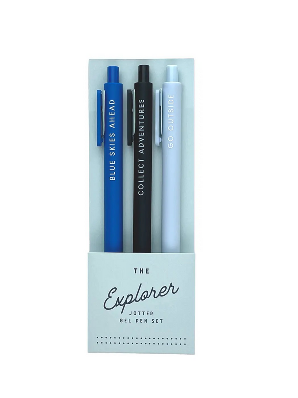 Explorer Jotter Gel Pen: Set of 3