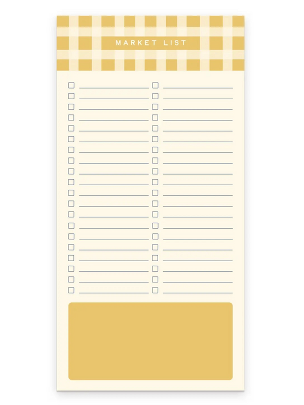 Gingham Pattern Market List