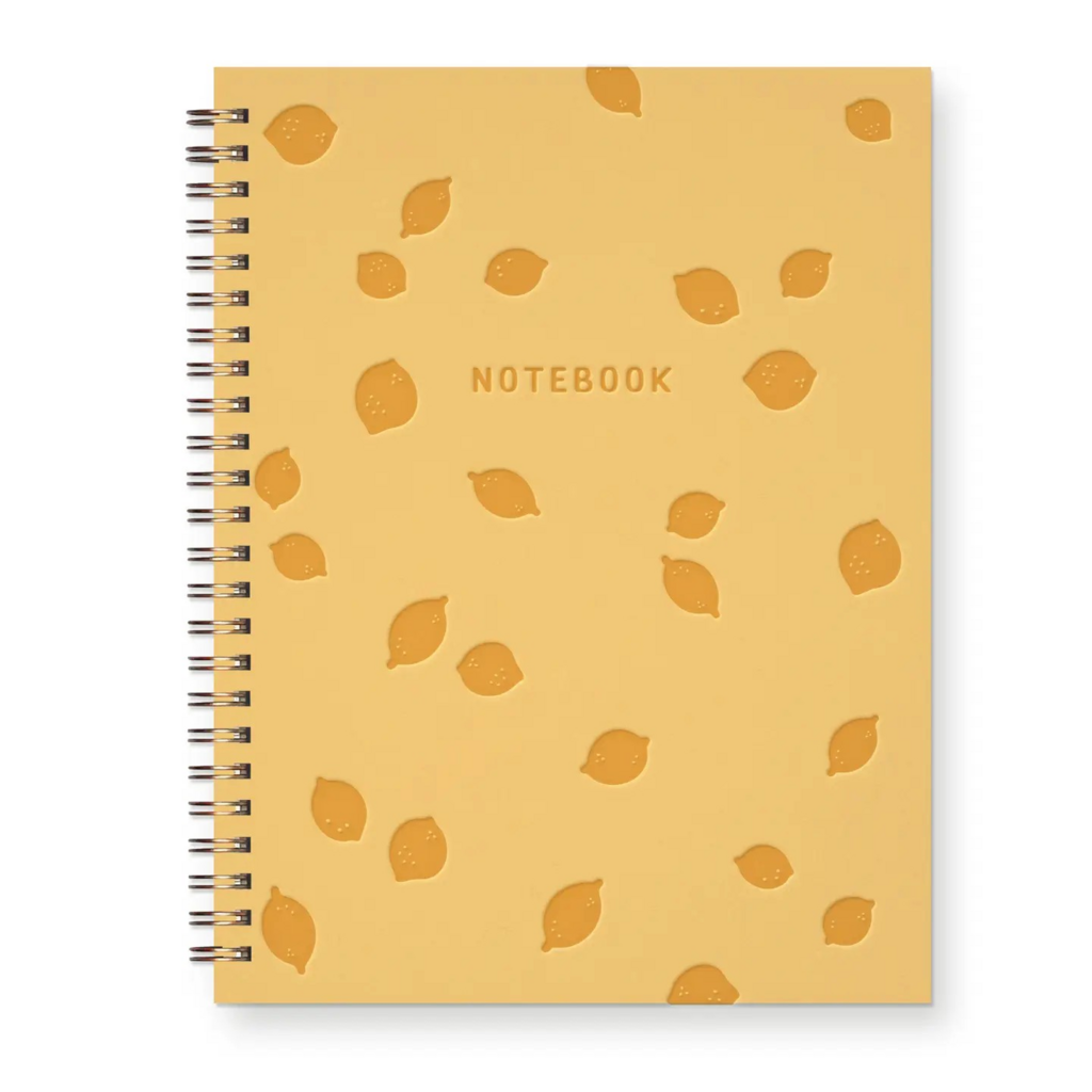 Lemon Pattern Journal : Lined Notebook