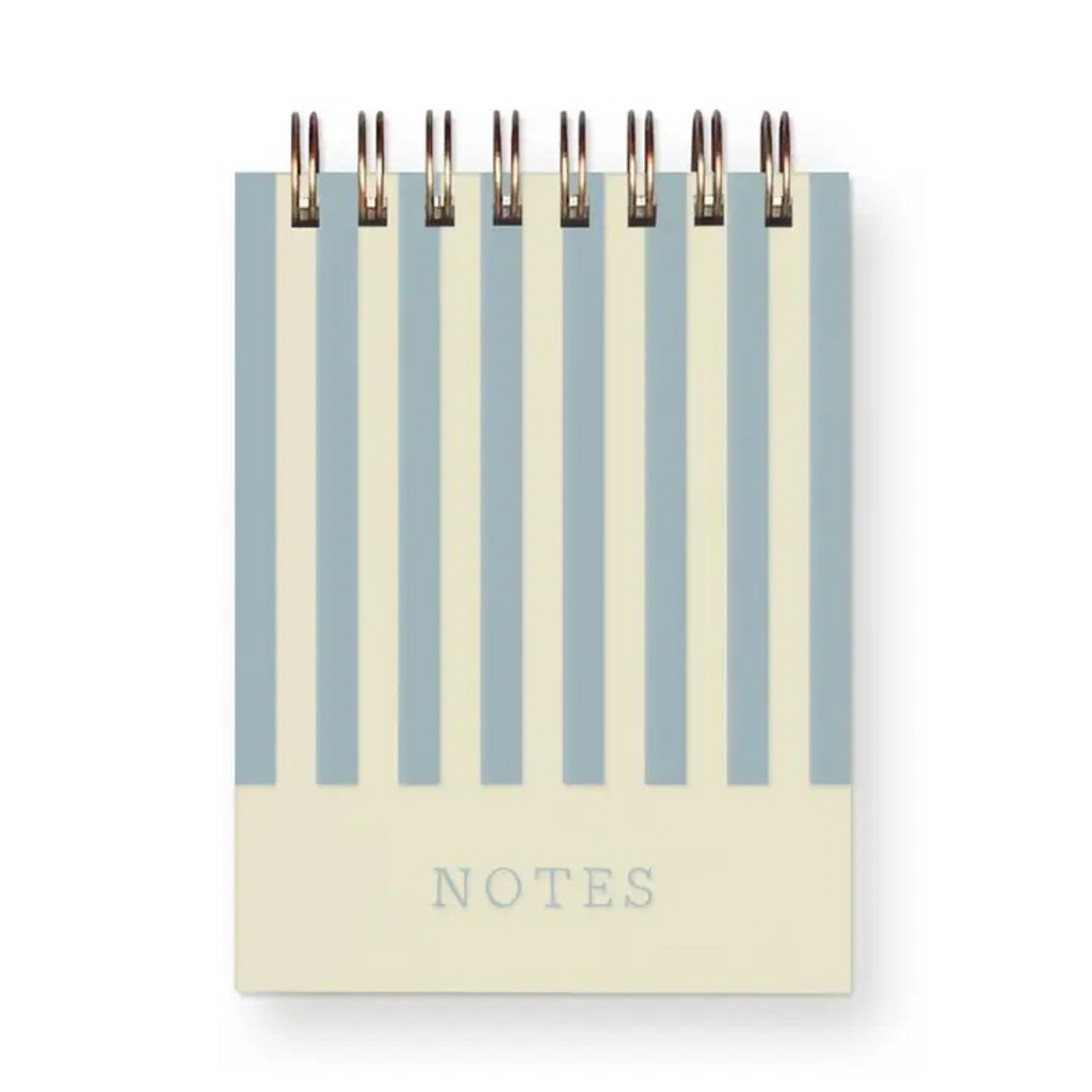 Notes Stripe Mini Jotter Notebook
