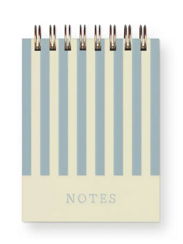 Notes Stripe Mini Jotter Notebook