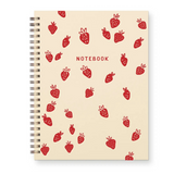 French Vanilla Strawberry Pattern Journal