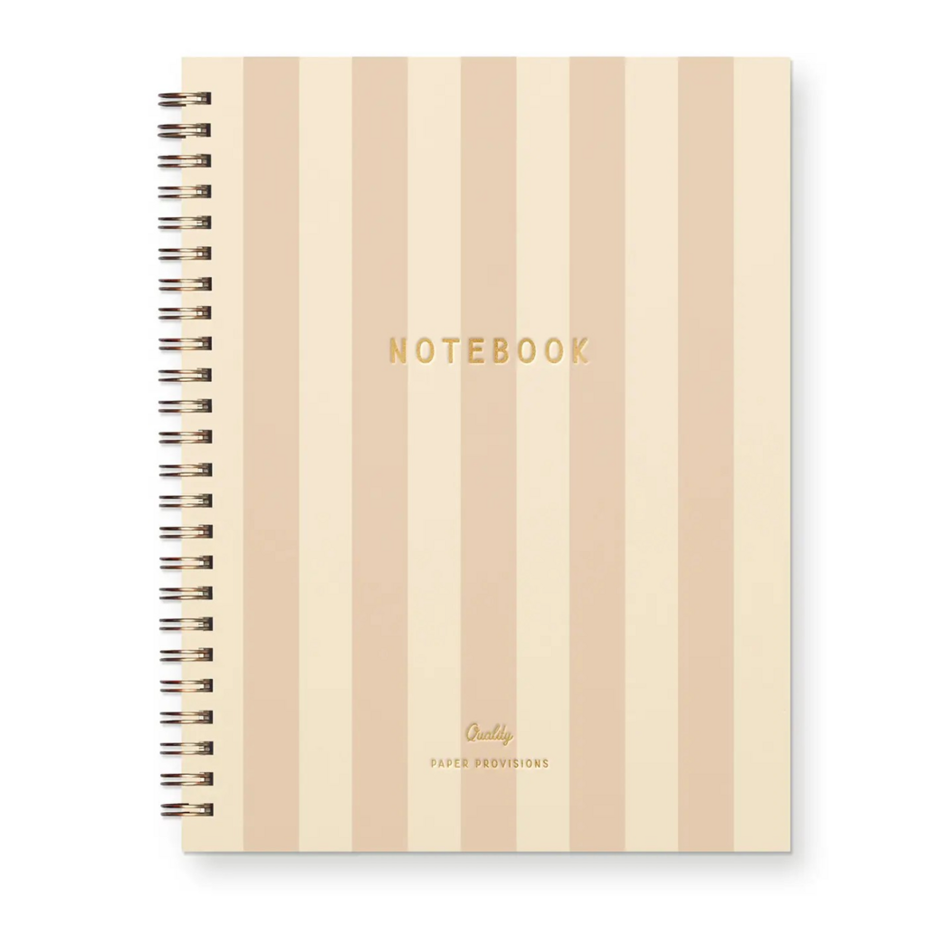 Striped Signature Journal: Lined Notebook
