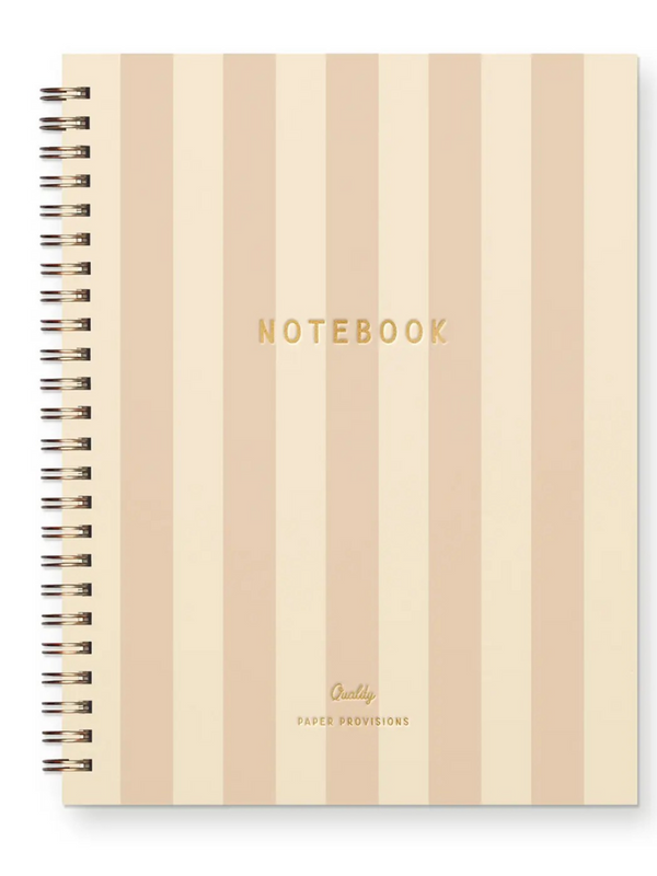 Striped Signature Journal: Lined Notebook