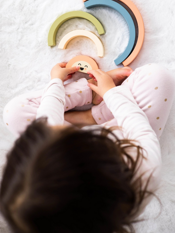 Wooden Stacking Rainbow