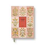 floral patchwork hardcover address book