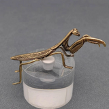 brass mantis desktop decor
