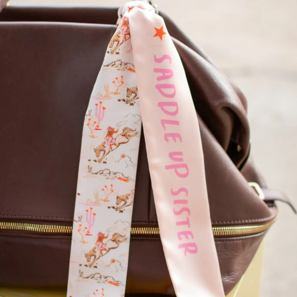 saddle up sister skinny scarf