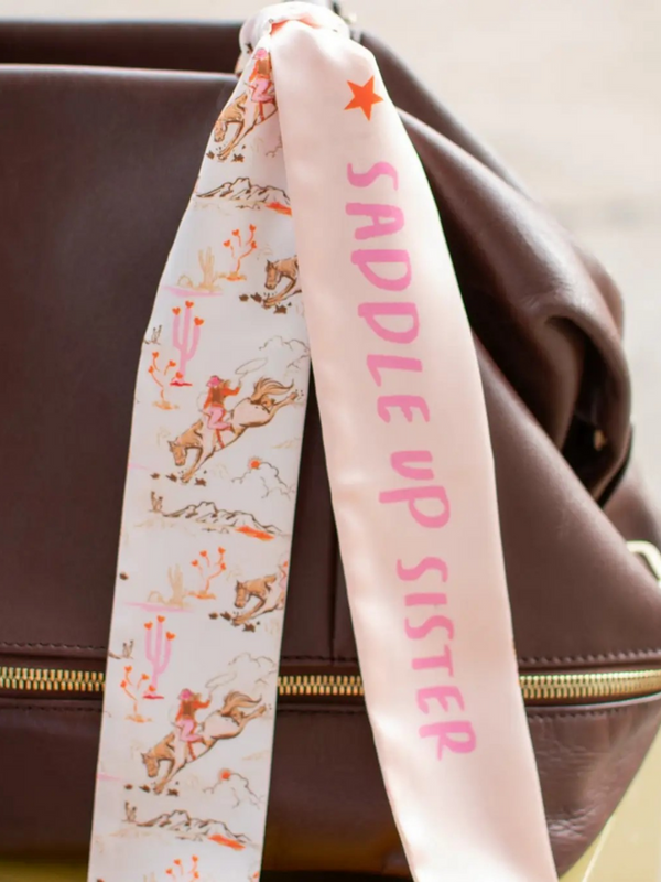 saddle up sister skinny scarf