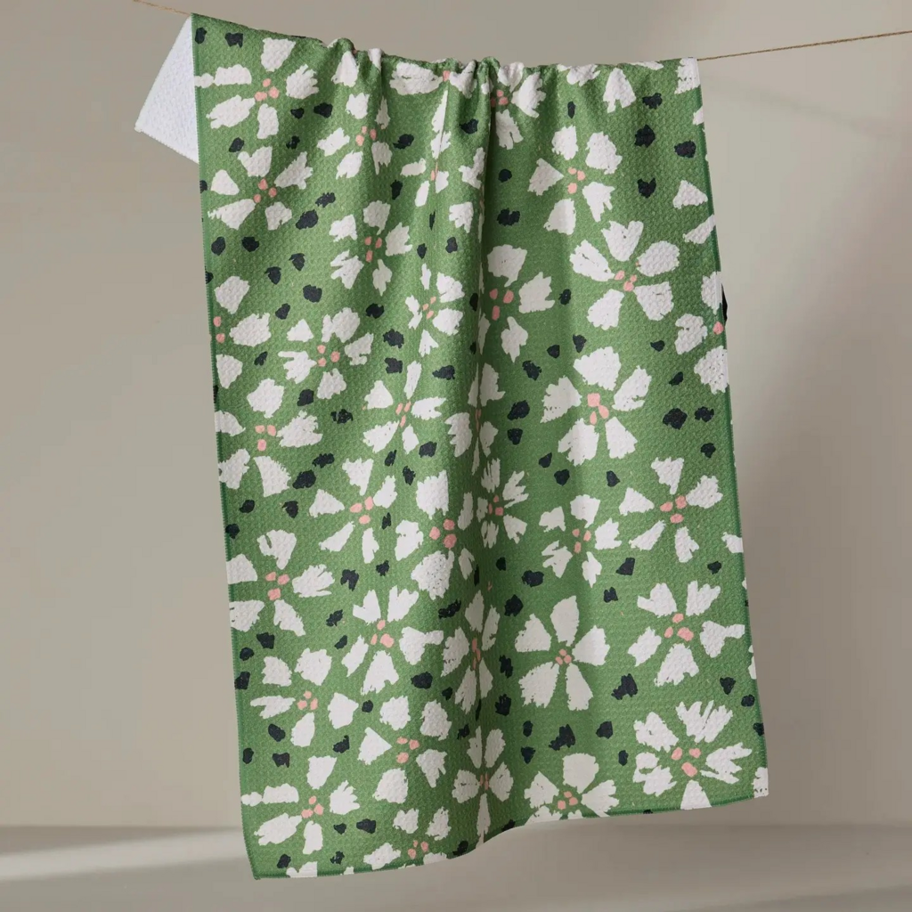 aster tea towel