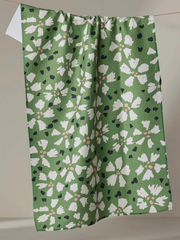 aster tea towel